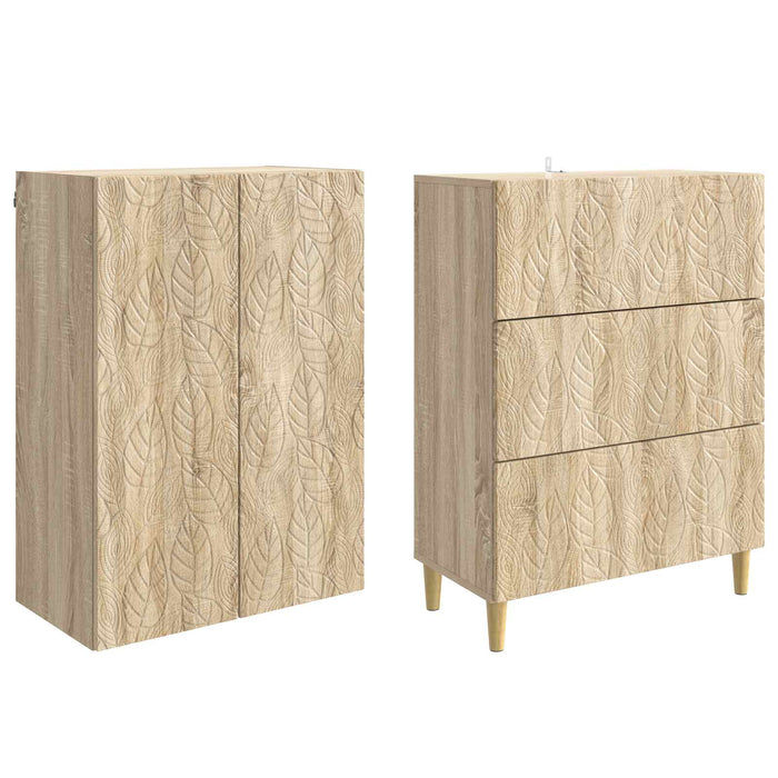 Set de Dulapuri 2 pcs Stejar Sonoma 66 x 34,5 x 90 cm - WALTI WALTI
