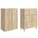 Set de Dulapuri 2 pcs Stejar Sonoma 66 x 34,5 x 90 cm - WALTI WALTI