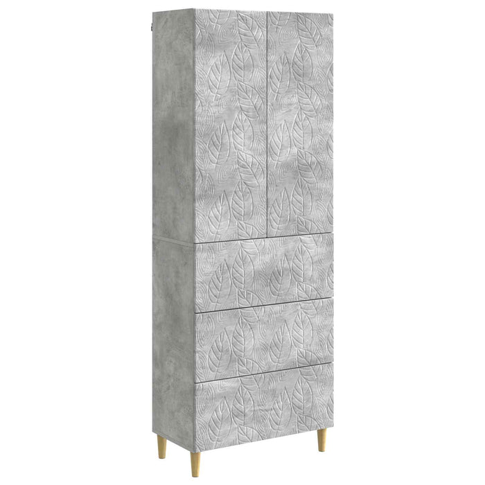 Set de Dulapuri 2 pcs Gri Beton 66 x 34,5 x 90 cm - WALTI WALTI