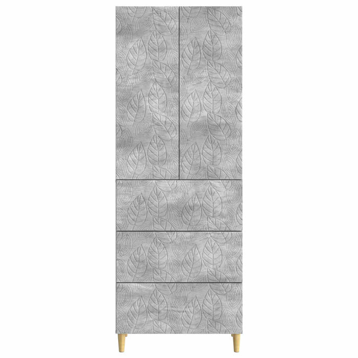 Set de Dulapuri 2 pcs Gri Beton 66 x 34,5 x 90 cm - WALTI WALTI