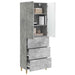 Set de Dulapuri 2 pcs Gri Beton 66 x 34,5 x 90 cm - WALTI WALTI