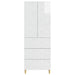 Set de Dulapuri 2 pcs Alb foarte lucios 66 x 34,5 x 90 cm - WALTI WALTI