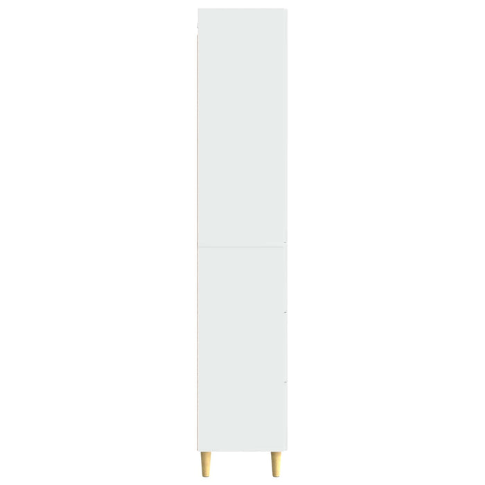 Set de Dulapuri 2 pcs Alb foarte lucios 66 x 34,5 x 90 cm - WALTI WALTI