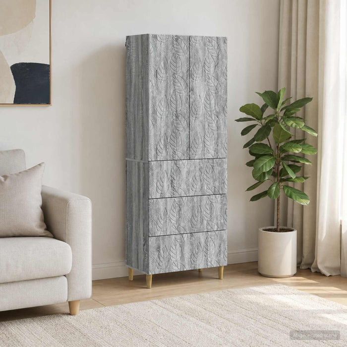 Set de Dulapuri 2 pcs Sonoma gri 66 x 34,5 x 90 cm - WALTI WALTI