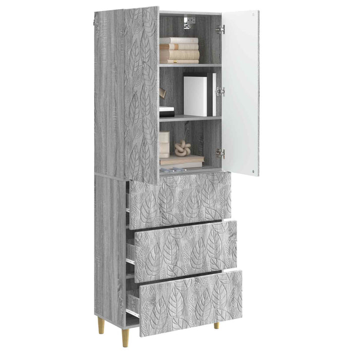 Set de Dulapuri 2 pcs Sonoma gri 66 x 34,5 x 90 cm - WALTI WALTI