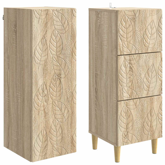 Set de Dulapuri 2 pcs Stejar Sonoma 33 x 34,5 x 90 cm - WALTI WALTI