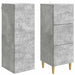 Set de Dulapuri 2 pcs Gri Beton 33 x 34,5 x 90 cm - WALTI WALTI