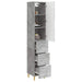 Set de Dulapuri 2 pcs Gri Beton 33 x 34,5 x 90 cm - WALTI WALTI