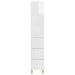 Set de Dulapuri 2 pcs Alb foarte lucios 33 x 34,5 x 90 cm - WALTI WALTI