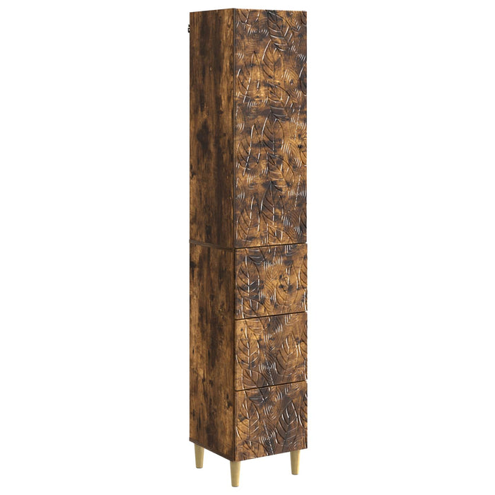 Set de Dulapuri 2 pcs Stejar fumuriu 33 x 34,5 x 90 cm - WALTI WALTI