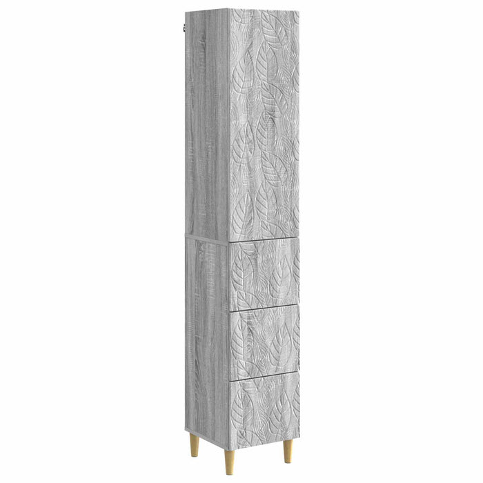 Set de Dulapuri 2 pcs Sonoma gri 33 x 34,5 x 90 cm - WALTI WALTI