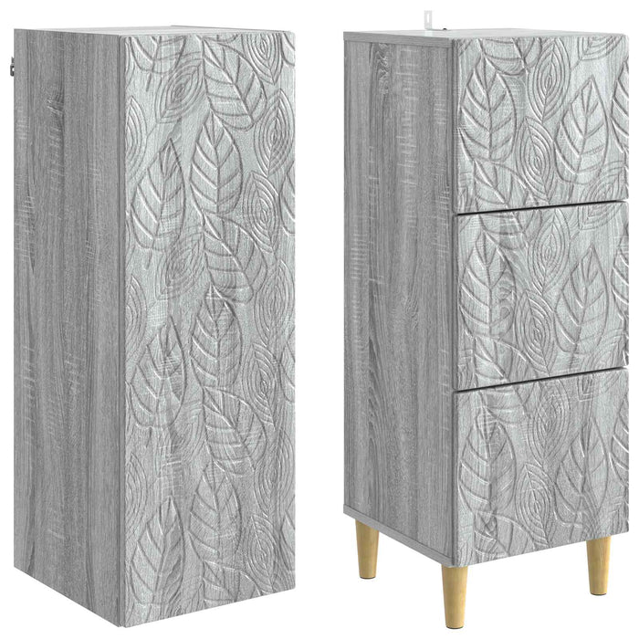 Set de Dulapuri 2 pcs Sonoma gri 33 x 34,5 x 90 cm - WALTI WALTI