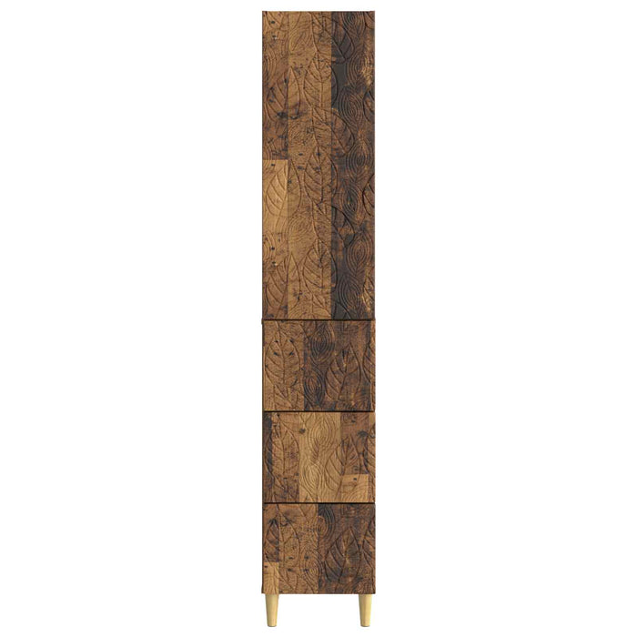 Set de Dulapuri 2 pcs Lemn vechi 33 x 34,5 x 90 cm - WALTI WALTI