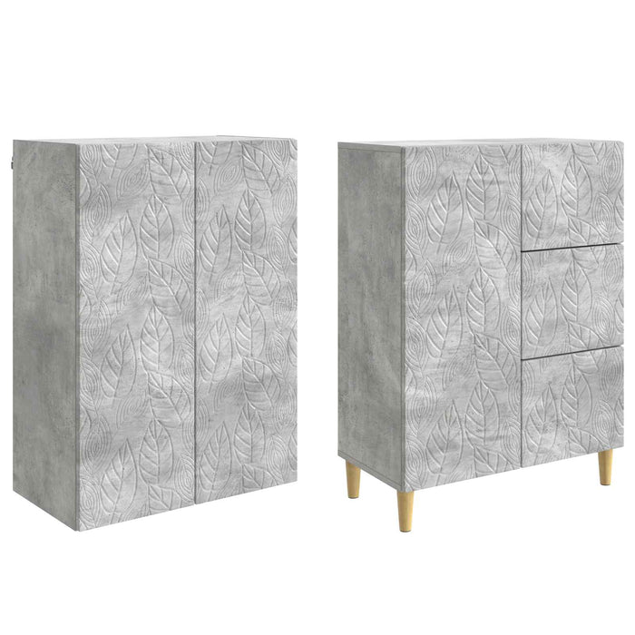 2 pcs Gri Beton WALTI