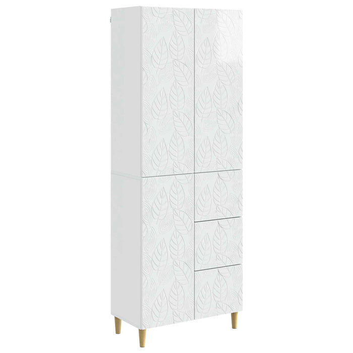 2 pcs Alb foarte lucios WALTI