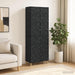 Set de Dulapuri 2 pcs Negru Lemn prelucrat - WALTI WALTI