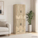 Set de Dulapuri 2 pcs Stejar Sonoma Lemn prelucrat - WALTI WALTI
