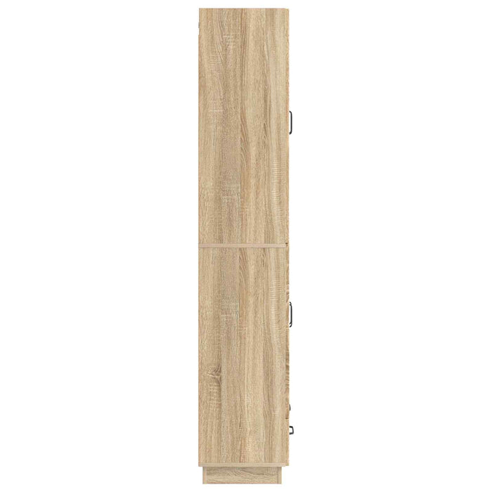 Set de Dulapuri 2 pcs Stejar Sonoma Lemn prelucrat WALTI
