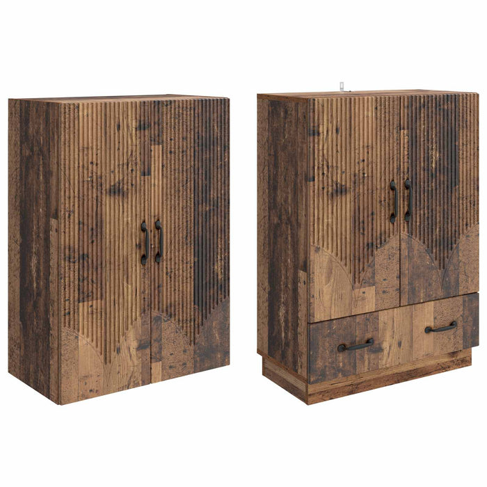 Set de Dulapuri 2 pcs Lemn vechi Lemn prelucrat WALTI