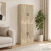 Set de Dulapuri 2 pcs Stejar Sonoma Lemn prelucrat - WALTI WALTI