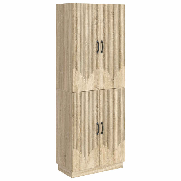 Set de Dulapuri 2 pcs Stejar Sonoma Lemn prelucrat WALTI