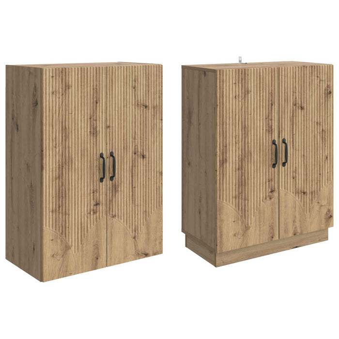 Set de Dulapuri 2 pcs Stejar Artizanal Lemn prelucrat WALTI