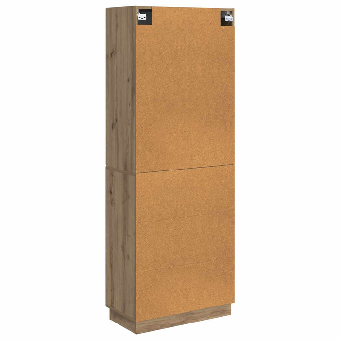 Set de Dulapuri 2 pcs Stejar Artizanal Lemn prelucrat WALTI
