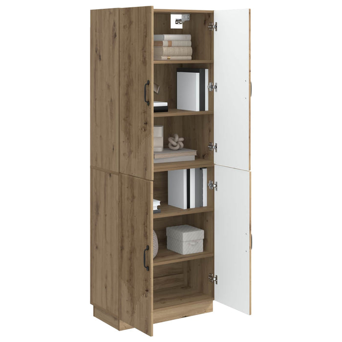 Set de Dulapuri 2 pcs Stejar Artizanal Lemn prelucrat WALTI