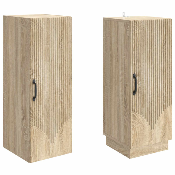 Set de Dulapuri 2 pcs Stejar Sonoma Lemn prelucrat WALTI