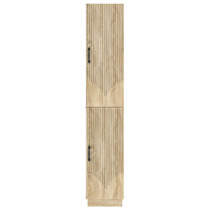 Set de Dulapuri 2 pcs Stejar Sonoma Lemn prelucrat WALTI