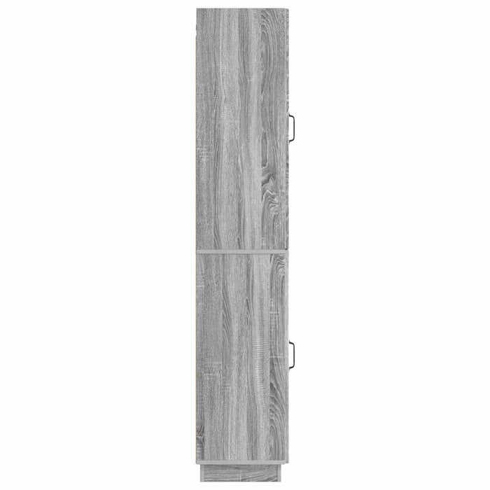 Set de Dulapuri 2 pcs Sonoma gri Lemn prelucrat WALTI