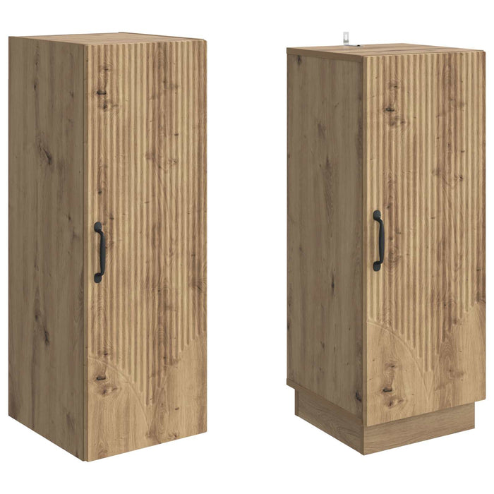 Set de Dulapuri 2 pcs Stejar Artizanal Lemn prelucrat WALTI