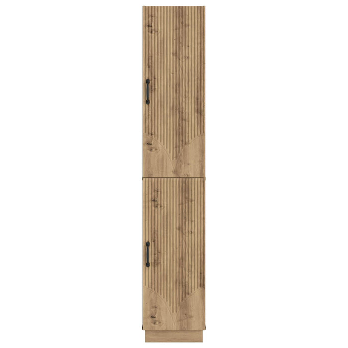 Set de Dulapuri 2 pcs Stejar Artizanal Lemn prelucrat WALTI