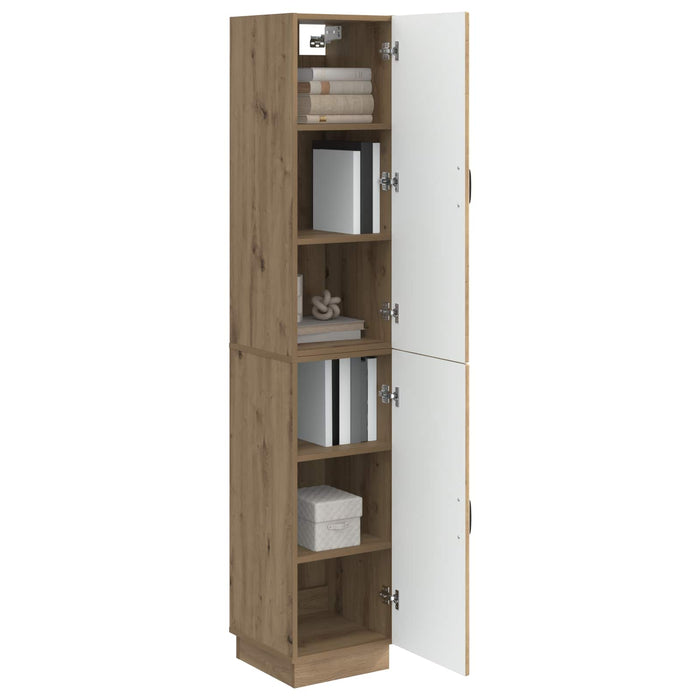 Set de Dulapuri 2 pcs Stejar Artizanal Lemn prelucrat WALTI