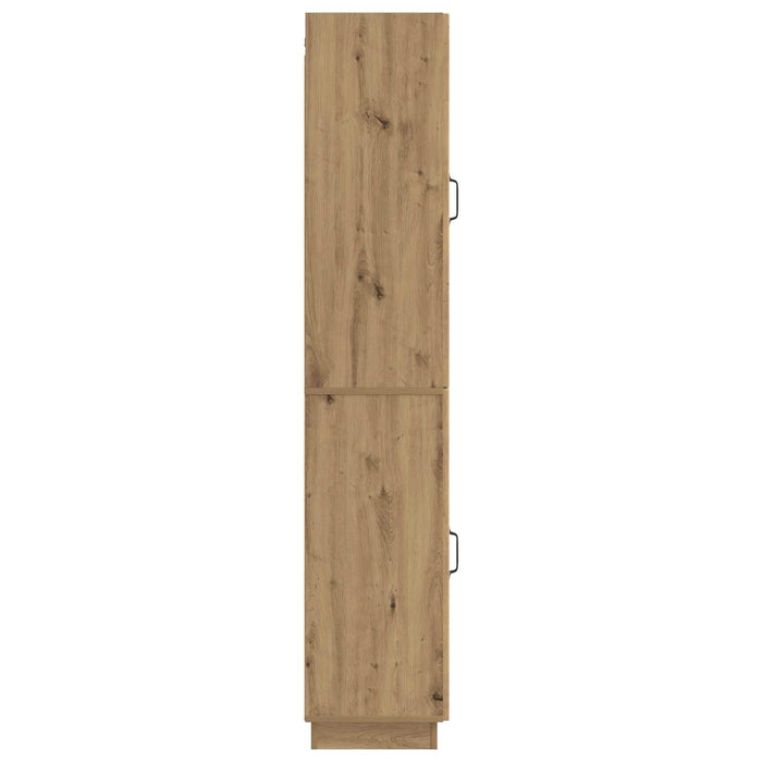 Set de Dulapuri 2 pcs Stejar Artizanal Lemn prelucrat WALTI
