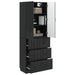Set de Dulapuri 2 pcs Negru 66 x 34,5 x 87 cm Lemn prelucrat - WALTI WALTI