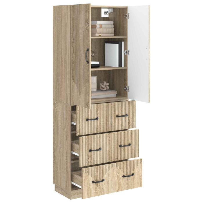 Set de Dulapuri 2 pcs Stejar Sonoma 66 x 34,5 x 87 cm - WALTI WALTI