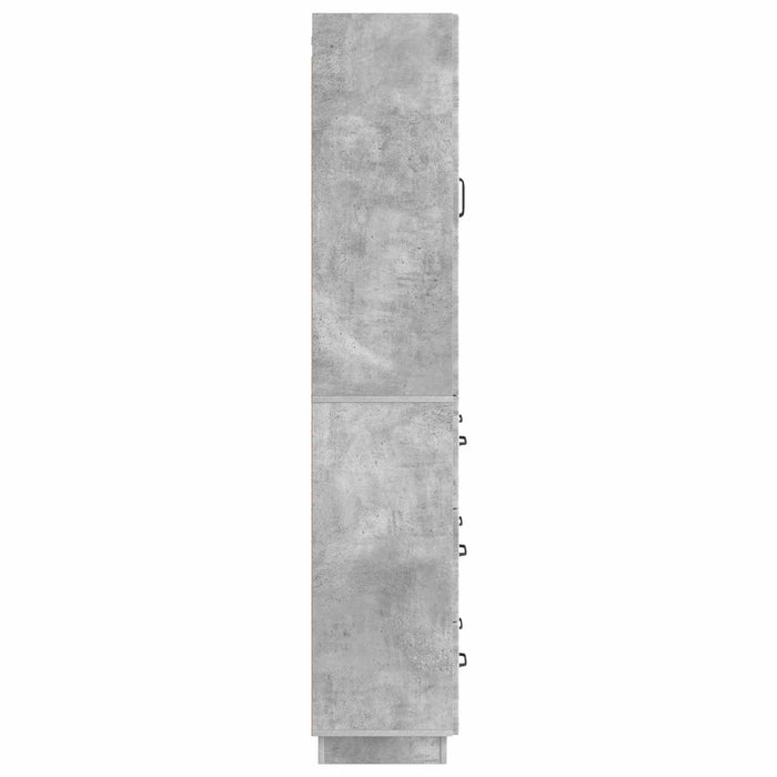 Set de Dulapuri 2 pcs Gri Beton 66 x 34,5 x 87 cm - WALTI WALTI