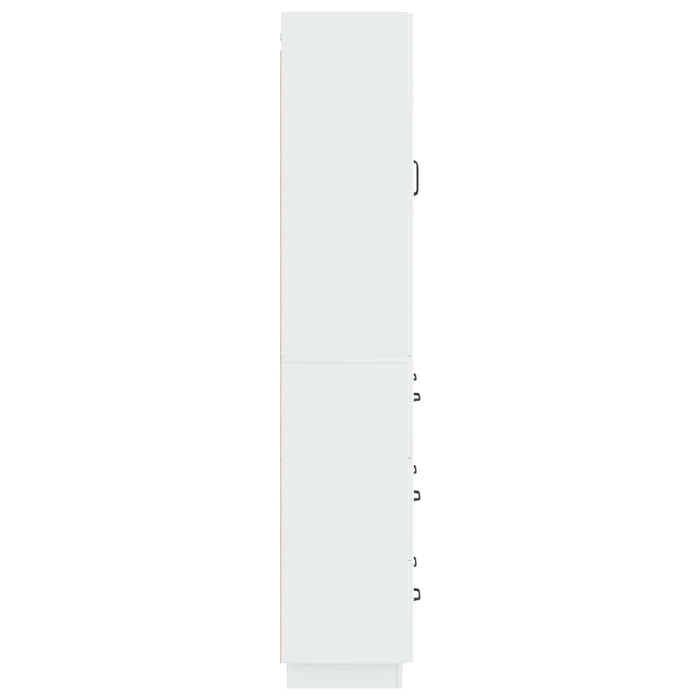 Set de Dulapuri 2 pcs Alb foarte lucios 66 x 34,5 x 87 cm - WALTI WALTI