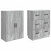 Set de Dulapuri 2 pcs Sonoma gri 66 x 34,5 x 87 cm - WALTI WALTI