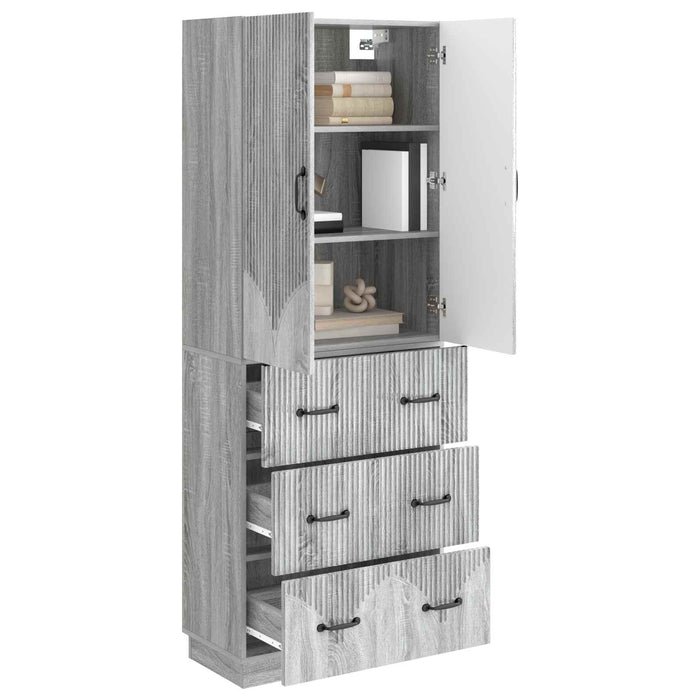 Set de Dulapuri 2 pcs Sonoma gri 66 x 34,5 x 87 cm - WALTI WALTI