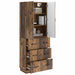 Set de Dulapuri 2 pcs Lemn vechi 66 x 34,5 x 87 cm - WALTI WALTI