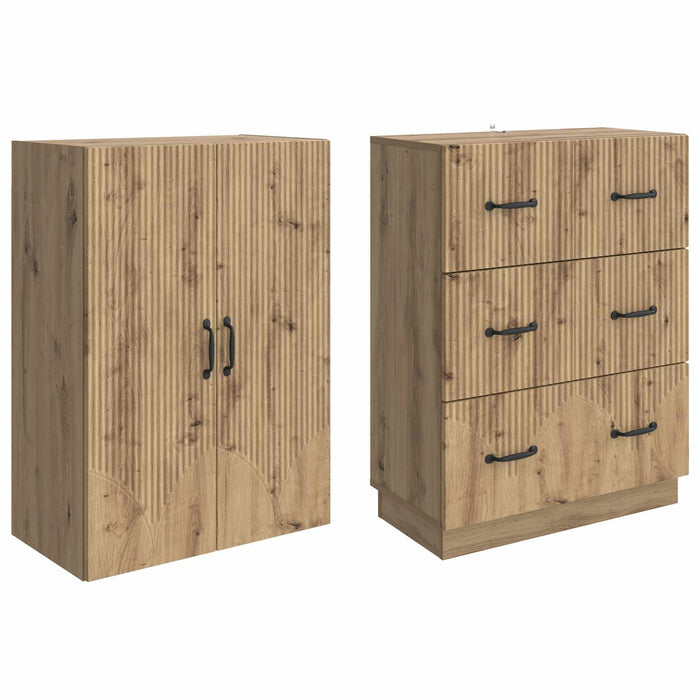 Set de Dulapuri 2 buc. 66 x 34,5 x 87 cm Lemn prelucrat WALTI