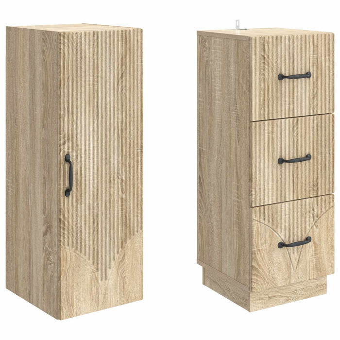 Set de Dulapuri 2 pcs Stejar Sonoma 33 x 34,5 x 87 cm - WALTI WALTI