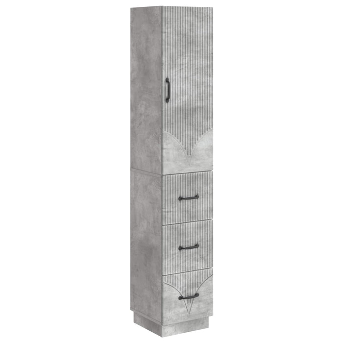 Set de Dulapuri 2 pcs Gri Beton 33 x 34,5 x 87 cm - WALTI WALTI