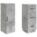 Set de Dulapuri 2 pcs Gri Beton 33 x 34,5 x 87 cm - WALTI WALTI