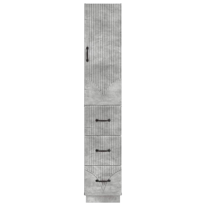 Set de Dulapuri 2 pcs Gri Beton 33 x 34,5 x 87 cm - WALTI WALTI