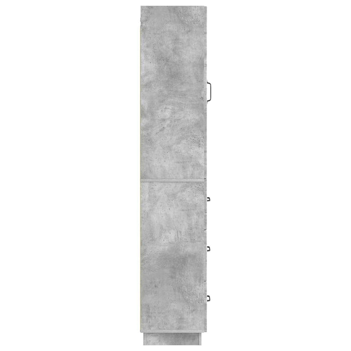 Set de Dulapuri 2 pcs Gri Beton 33 x 34,5 x 87 cm - WALTI WALTI