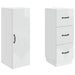 Set de Dulapuri 2 pcs Alb foarte lucios 33 x 34,5 x 87 cm - WALTI WALTI