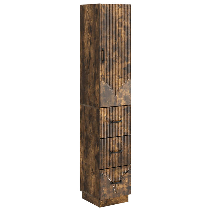 Set de Dulapuri 2 pcs Stejar fumuriu 33 x 34,5 x 87 cm - WALTI WALTI